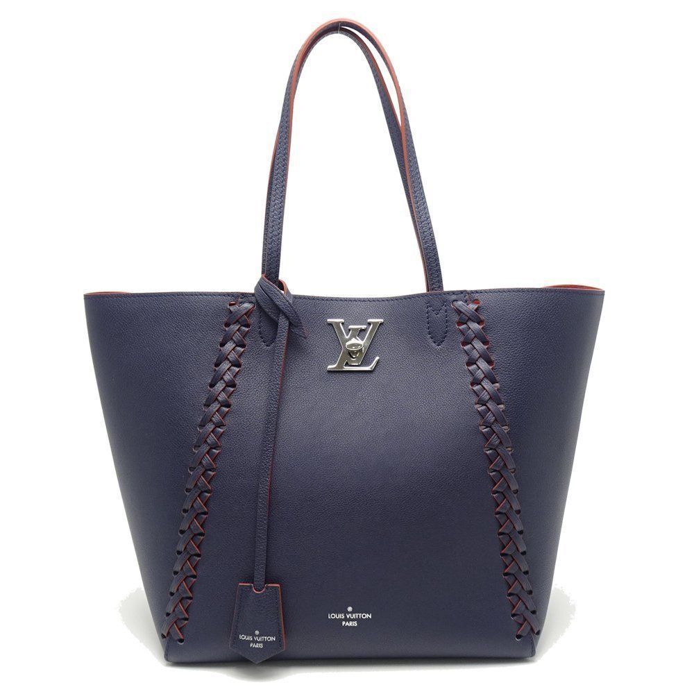 Louis Vuitton LockMe Tote Calf Marine Rouge